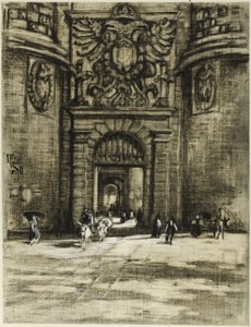 Porta Viragia, Toledo de Joseph Pennell