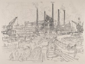 Central eléctrica, Berlín de Joseph Pennell