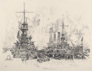 Listo para el servicio nuevamente, 1917 de Joseph Pennell