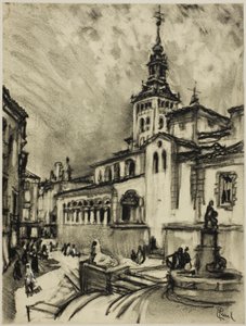 San Martín, Segovia de Joseph Pennell
