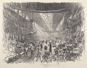 Fábrica de proyectiles, No.I de Joseph Pennell