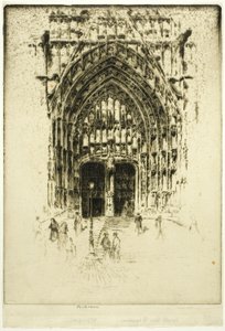 Puerta sur, Beauvais de Joseph Pennell