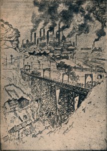 Acero - Obras de Edgar Thomson, 1909 de Joseph Pennell