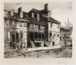 Barrenderos, Casas antiguas de Joseph Pennell