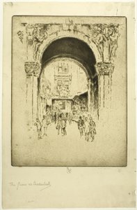 Cisne en Leadenhall de Joseph Pennell