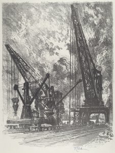 Llevando el gran cañón de Joseph Pennell