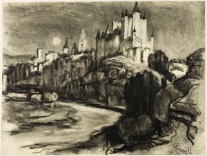 El Alcázar, Segovia de Joseph Pennell