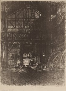 La prensa de placas de armadura de Joseph Pennell