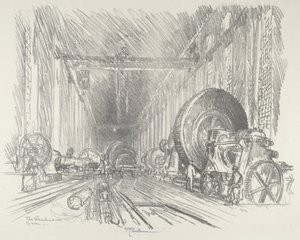 La Basílica de la Guerra, 1916 de Joseph Pennell