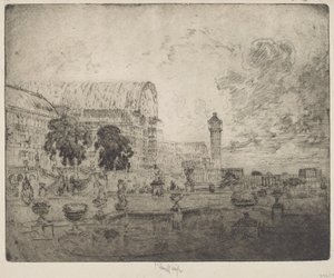 El Palacio de Cristal de Joseph Pennell