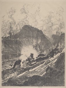 El Corte desde Culebra de Joseph Pennell