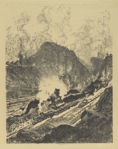 El corte de Culebra de Joseph Pennell