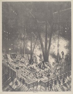 Los cimientos, construyendo un rascacielos de Joseph Pennell