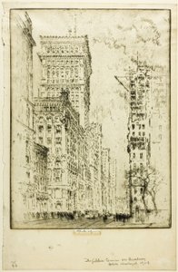 La cornisa dorada, I de Joseph Pennell