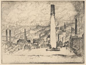 La gran chimenea, Bradford de Joseph Pennell