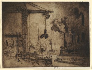 El agarre, Serang de Joseph Pennell