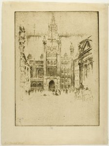 El salón del gremio de Joseph Pennell