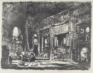 La forja de armas, 1916 de Joseph Pennell
