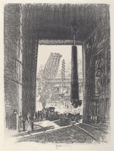 La Trinchera de Artillería, No.I de Joseph Pennell