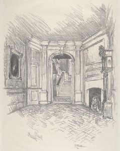 El Salón, Stenton, 1912 de Joseph Pennell