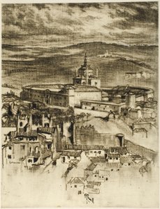 El Hospicio de San Juan, Toledo de Joseph Pennell