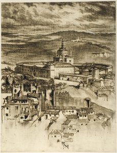 El Hospicio de San Juan, Toledo de Joseph Pennell