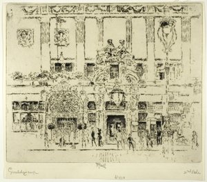El Instituto, Piccadilly de Joseph Pennell