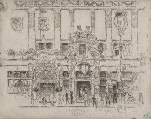 El Instituto, Piccadilly, 1906 de Joseph Pennell