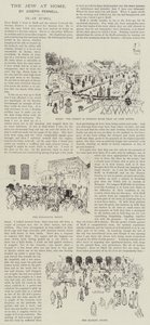 El judío en casa, por Joseph Pennell de Joseph Pennell