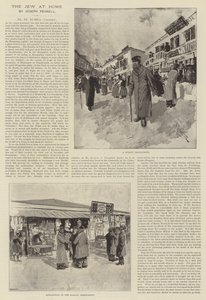 El judío en casa, por Joseph Pennell de Joseph Pennell