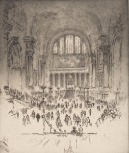 El Salón de Mármol, Estación de Pensilvania, Nueva York