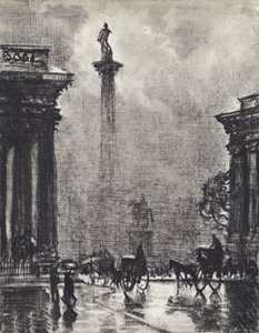 La Columna de Nelson de Joseph Pennell