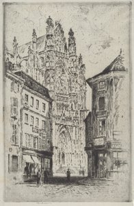 El Transepto, Beauvais de Joseph Pennell