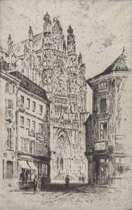 El Transepto, Beauvais, 1907 de Joseph Pennell