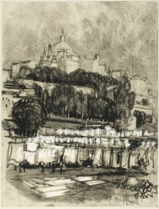 El lavadero de Madrid de Joseph Pennell