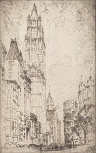 El edificio Woolworth, 1915