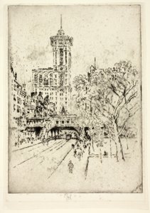 Edificio Times y la calle 42