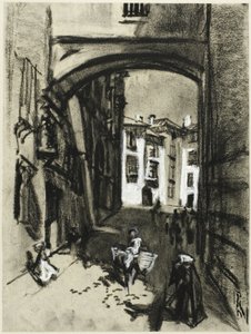 Toledo, calle del Arco de Joseph Pennell