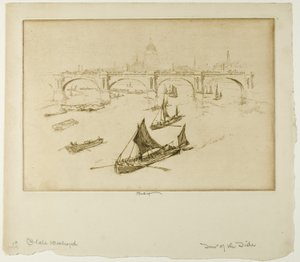 Puente de Waterloo de Joseph Pennell