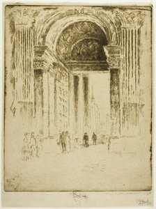 Puerta oeste, San Pablo de Joseph Pennell