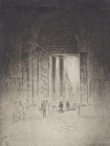 Puerta oeste, San Pablo, 1903 de Joseph Pennell