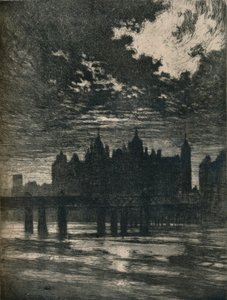 Whitehall Court, 1903 de Joseph Pennell