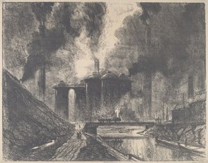 Castillos de trabajo, Wolverhampton de Joseph Pennell