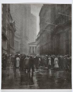 El mercado de la acera - Nueva York, 1921 de Joseph Petrocelli