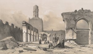 14. Mezquita el Hakem, en El Cairo, 1843