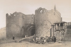 Puerta de la Ciudadela, en El Cairo, 1843 de Joseph Philibert Girault De Prangey