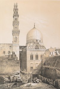 80. Mezquita y tumba de El Ghury, en El Cairo de Joseph Philibert Girault De Prangey