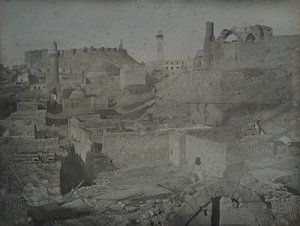 Alepo, visto desde la Puerta de Antioquía, 1844