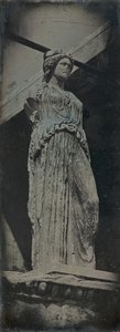 Cariatide, Erecteión, Atenas, 1842 de Joseph Philibert Girault De Prangey