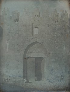 Puerta de Damasco, Jerusalén, 1842-44 de Joseph Philibert Girault De Prangey